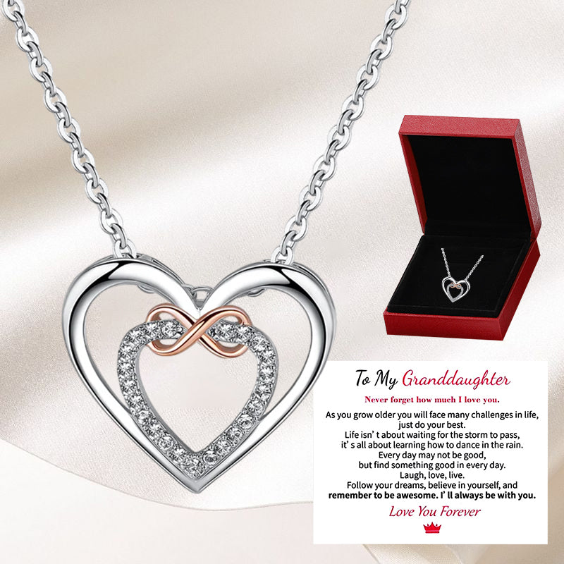 Two Hearts Infinity Necklace