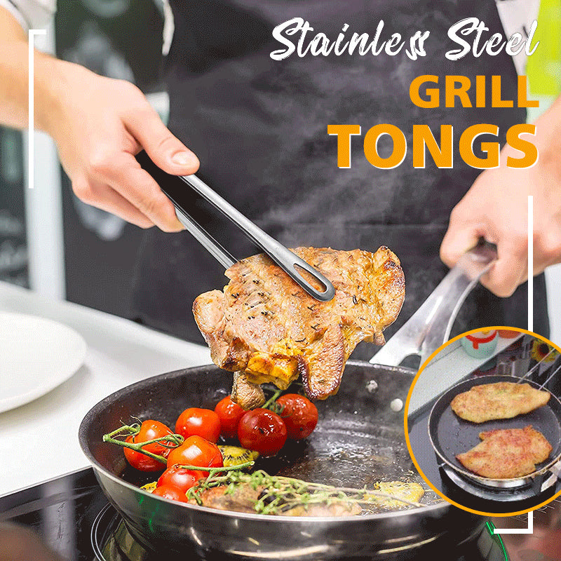 Stainless Steel Grill Tongs