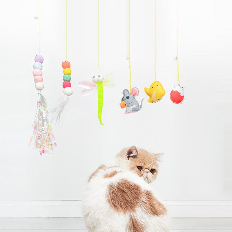 Hanging Bouncing Cats Toy