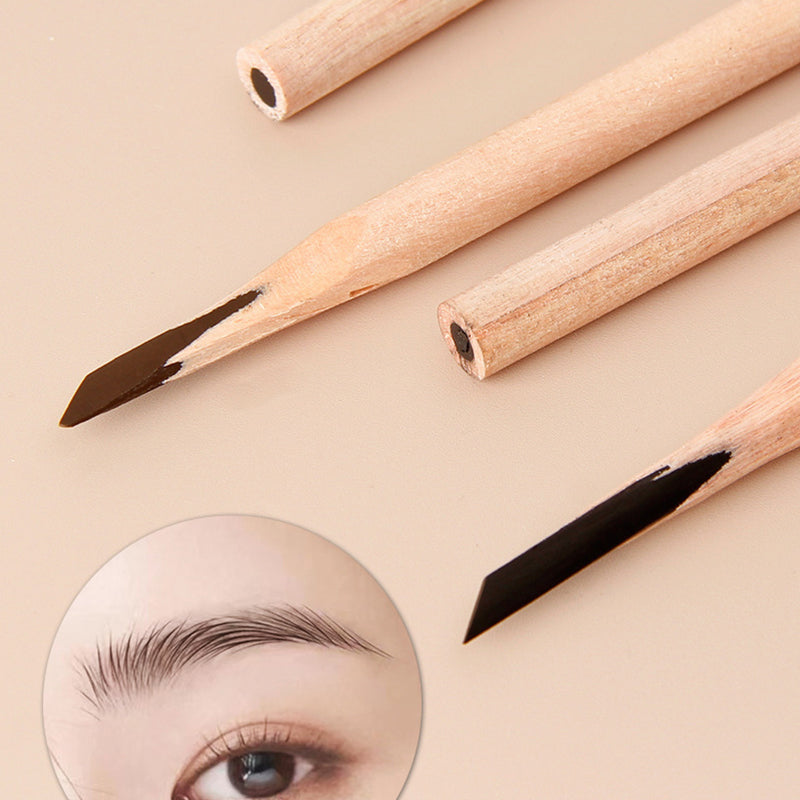 Waterproof Wooden Eyebrow Pencil(12 PCS)