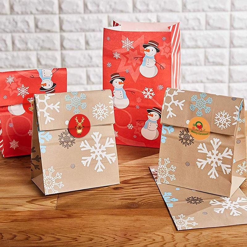 Christmas Gift Wrapping & Decoration Stickers