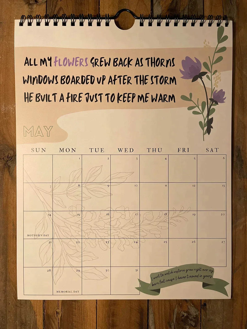 2024 TS Lyrics Calendar