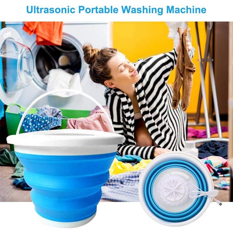 Mini portable washing machine bag