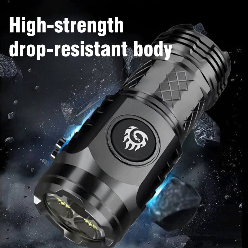 Three-Eyed Monster Mini Flash Super Power Flashlight