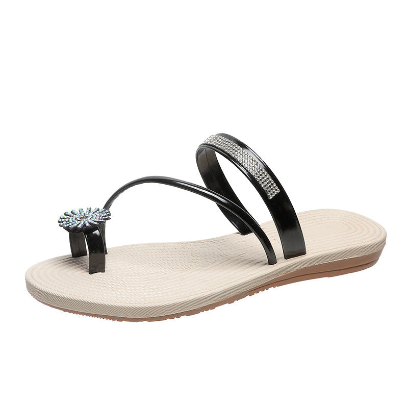 Summer Shiny Rhinestone Sandals