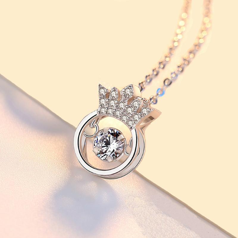 Crown Sparkling Dance Necklace