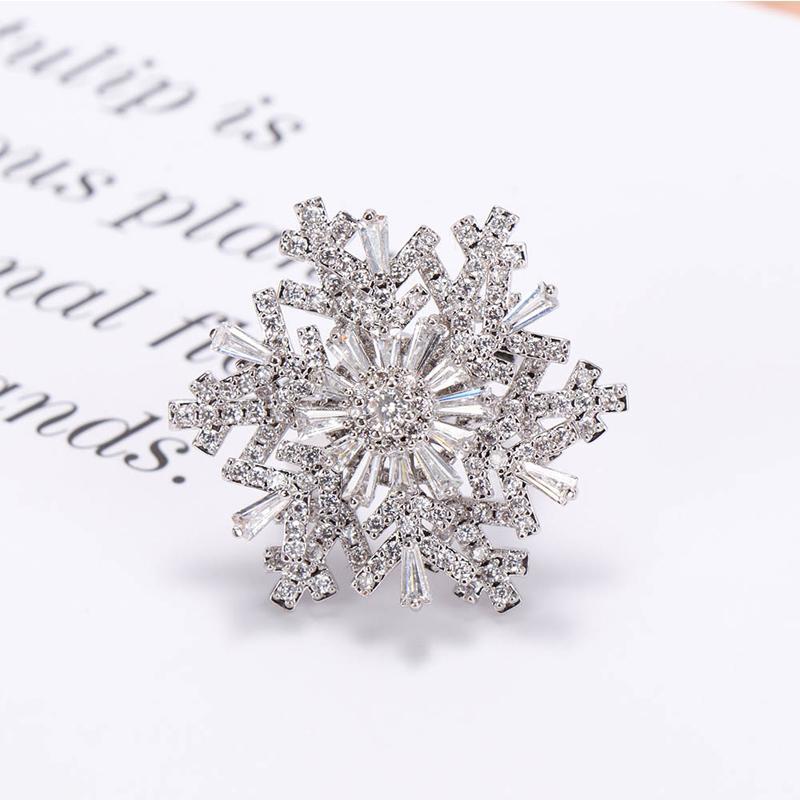 Rotatable Snowflake Ring