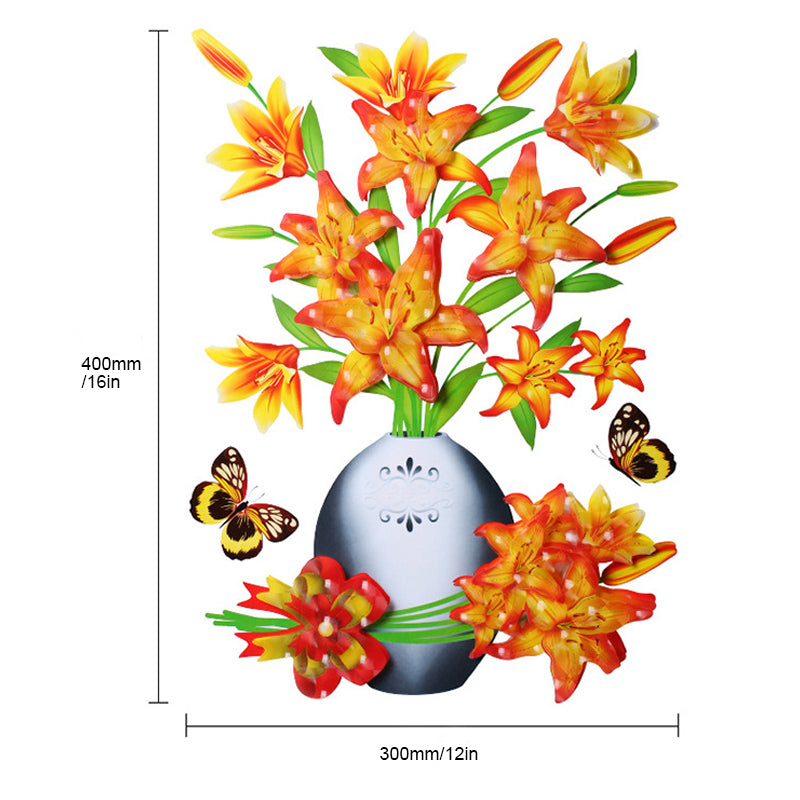 3D Vase Sticker