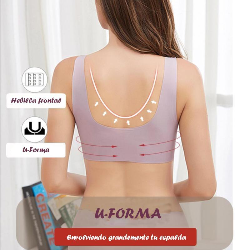 Sujetador Transpirable con Hebilla frontal