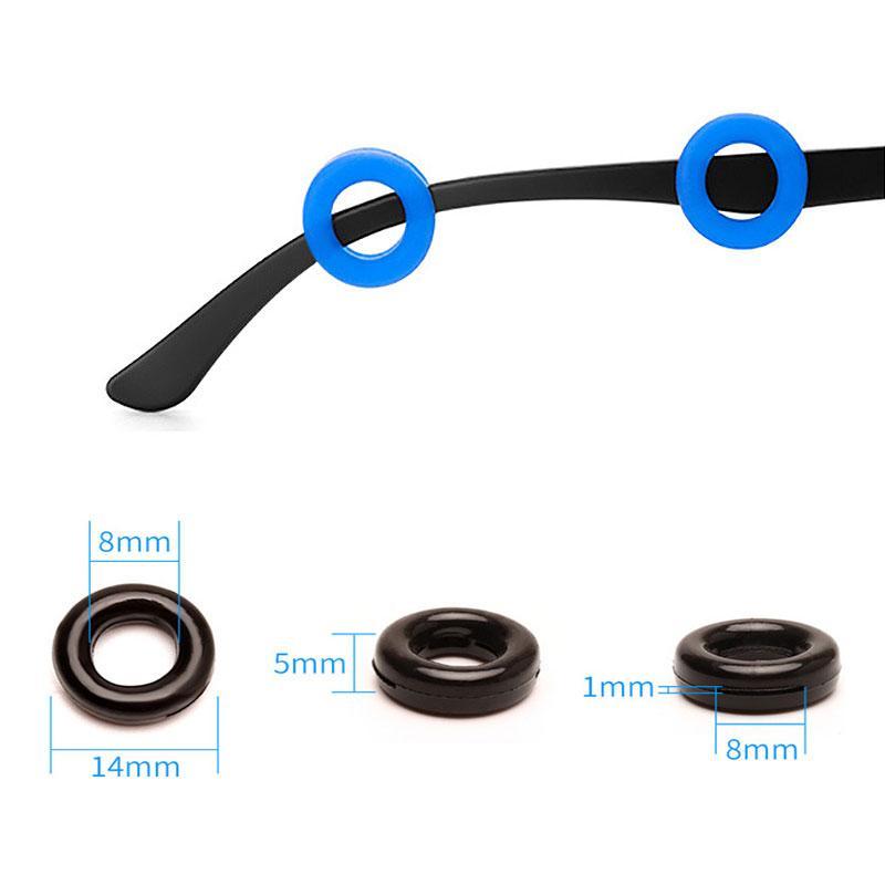 Anti-Slip Round Comfort Glasses Retainers(5 pairs)