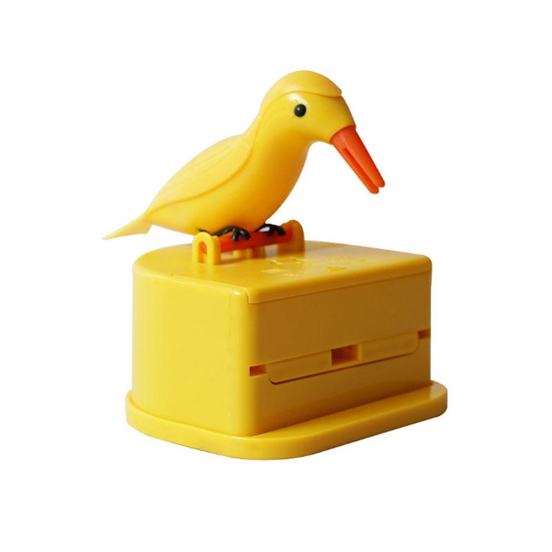 Creative Automatic Toothpick Box Cartoon Bird