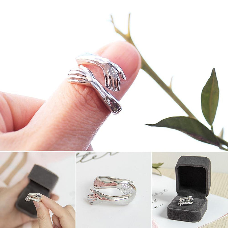 New-Couple Hug Ring