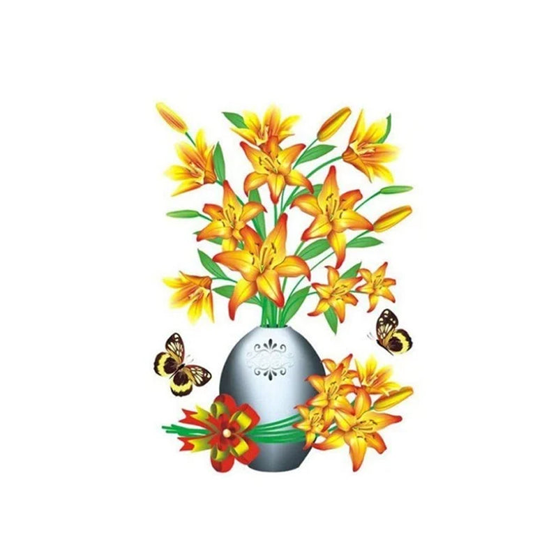 3D Vase Sticker